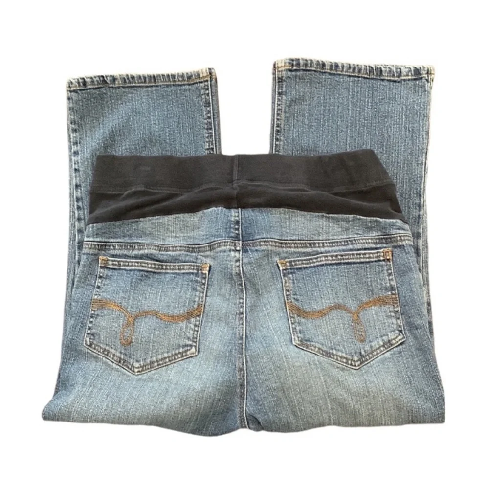 TWO HEARTS MATERNITY JEANS CROPPED - Picture 7 of 7